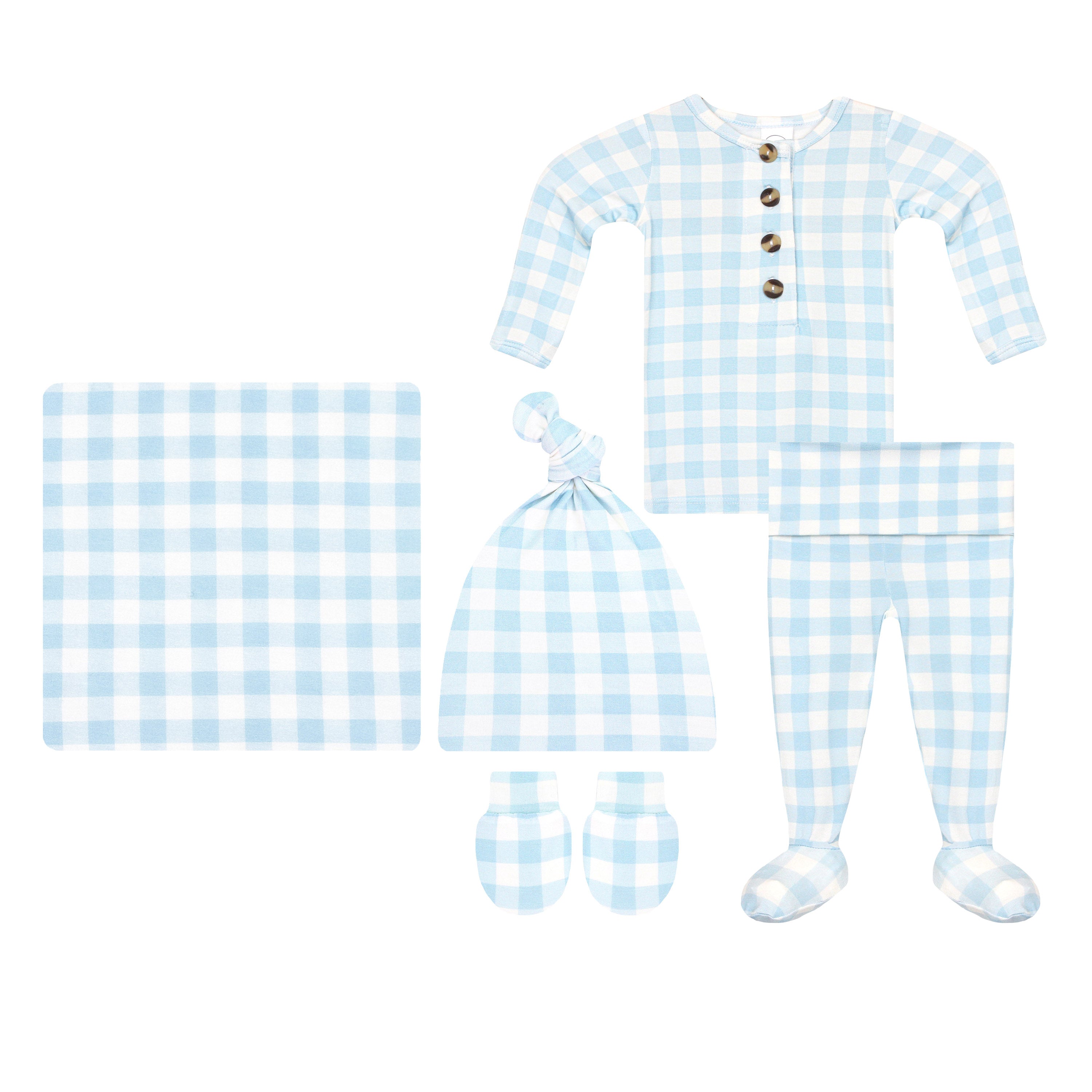 Walker Newborn Hat Bundle (Top + Bottom)