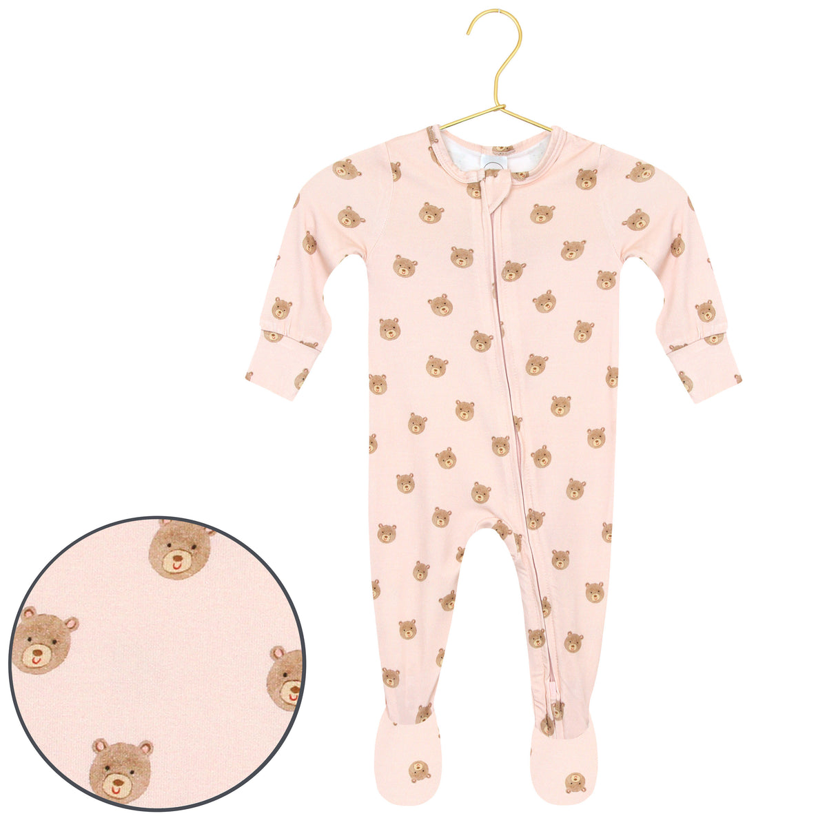 Honey Zipper Footies
