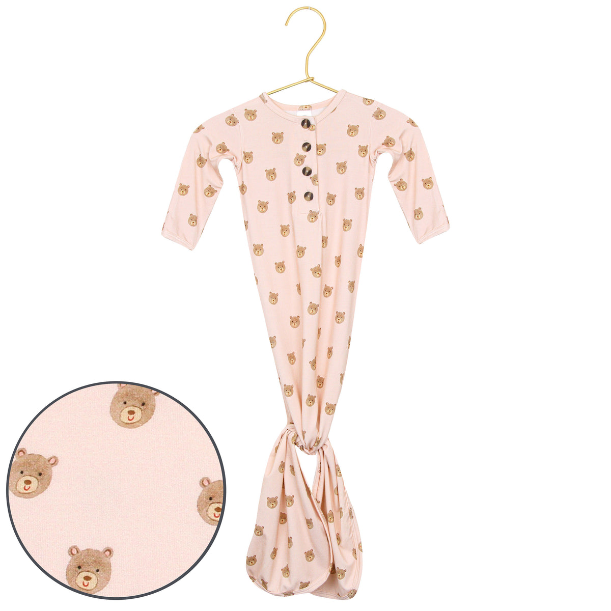 Honey Knotted Gown