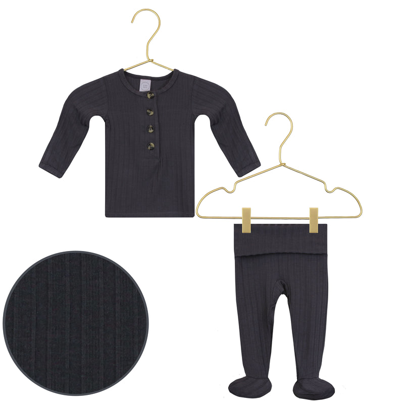 Hudson Ribbed Top + Bottoms