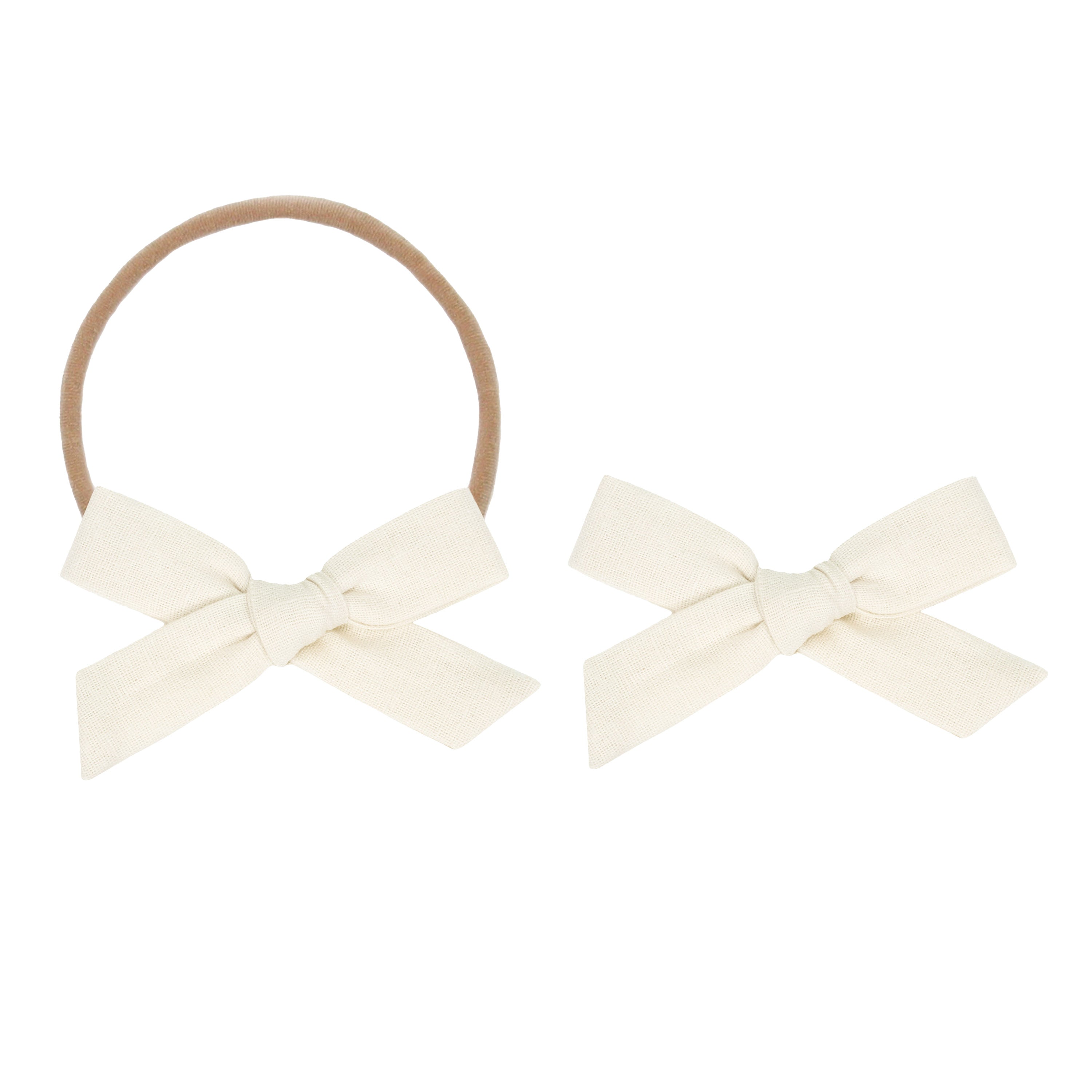 Classic Bow - Ivory Petite