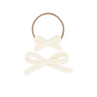 Sweater Bow - Ivory Knit