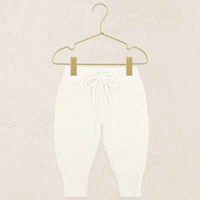 Knit Jogger Pants - Ivory