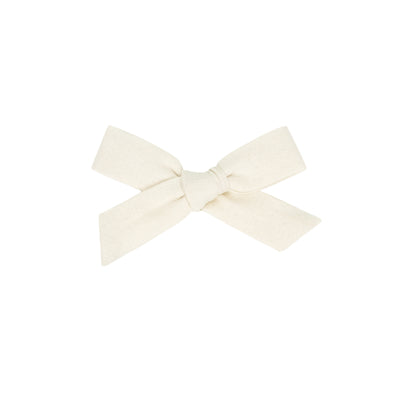 Classic Bow - Ivory Petite Clip