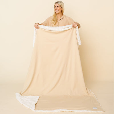 Cozy Blanket - Latte - Adult/Throw
