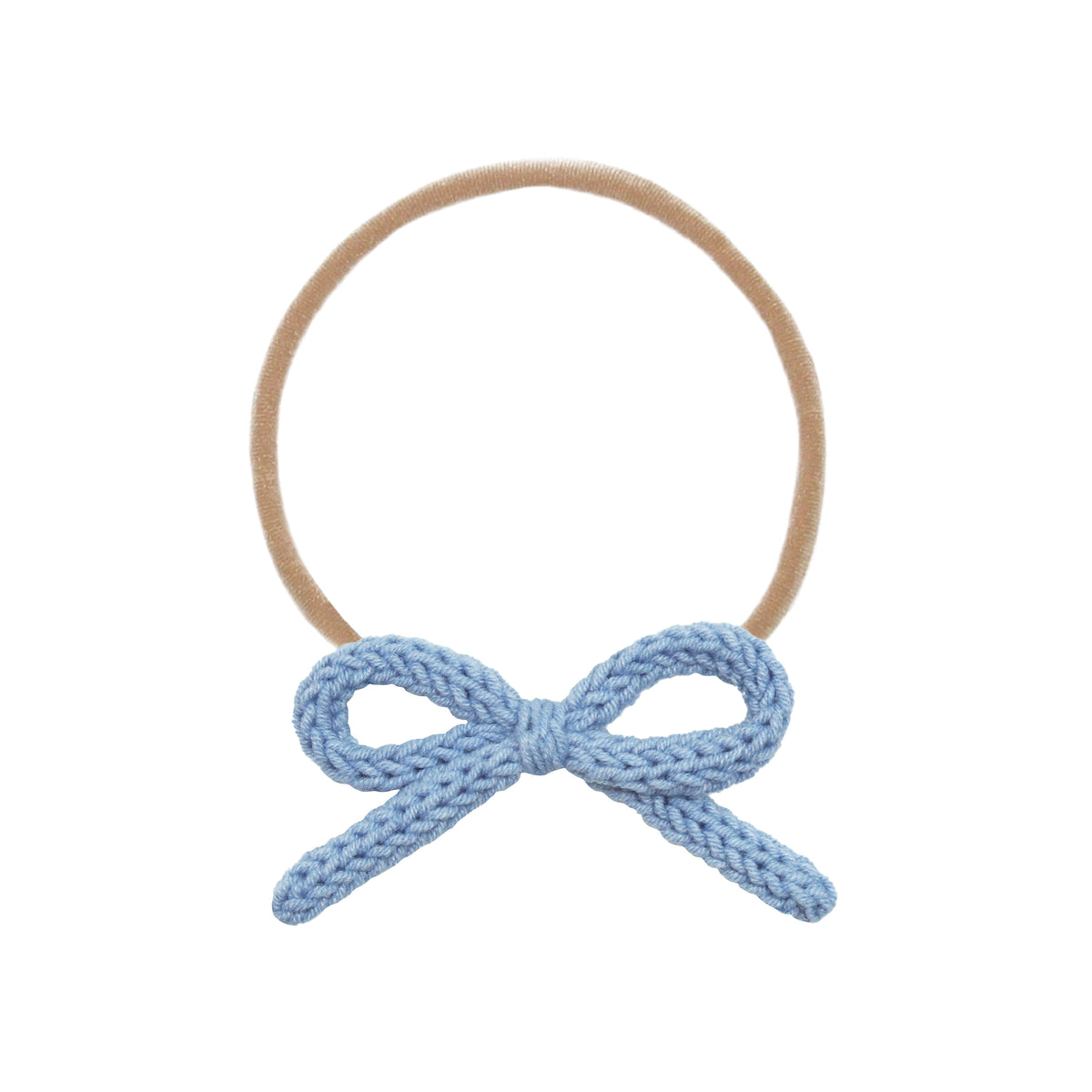 Crochet Bow - Bluebell
