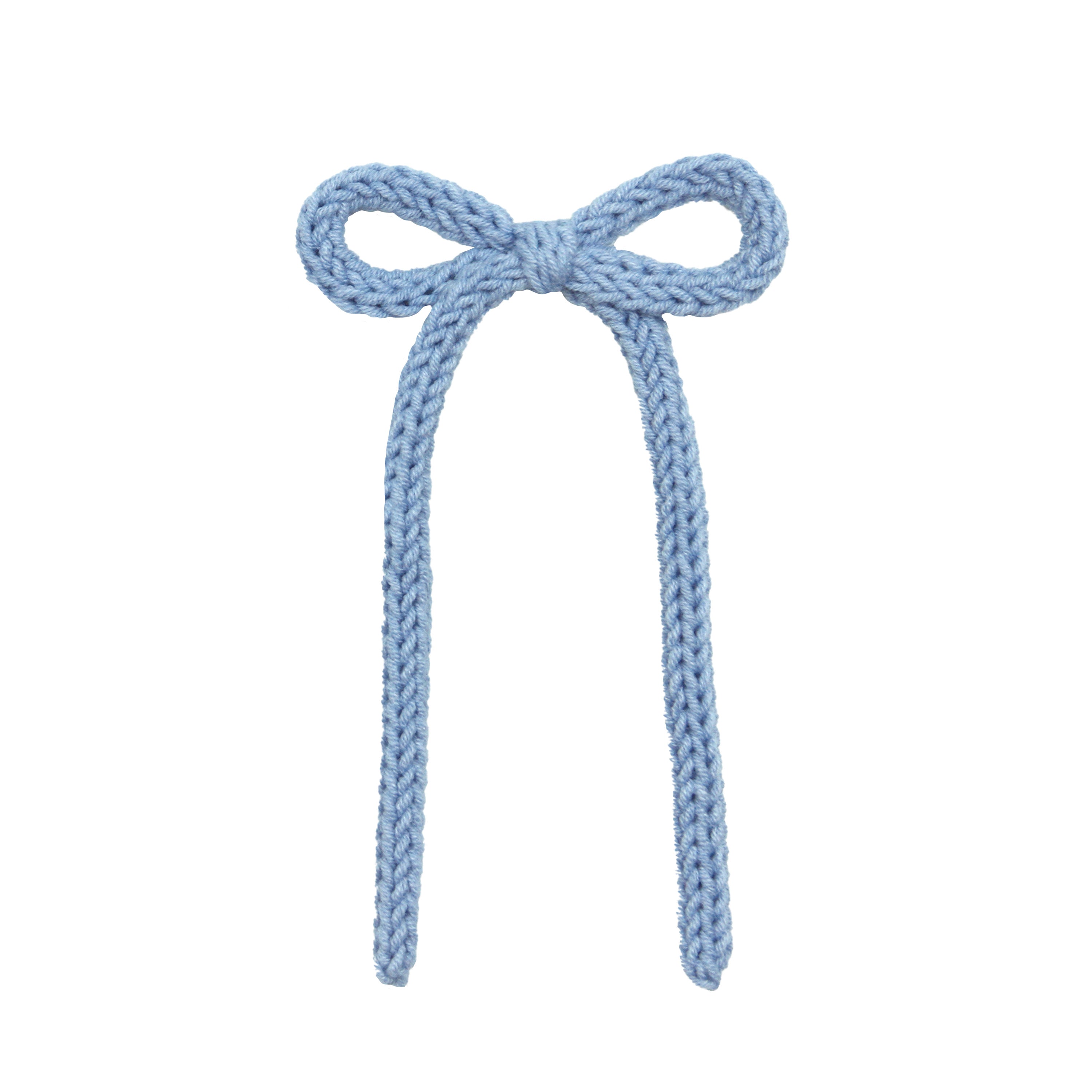 Crochet Bow - Bluebell Sash Clip
