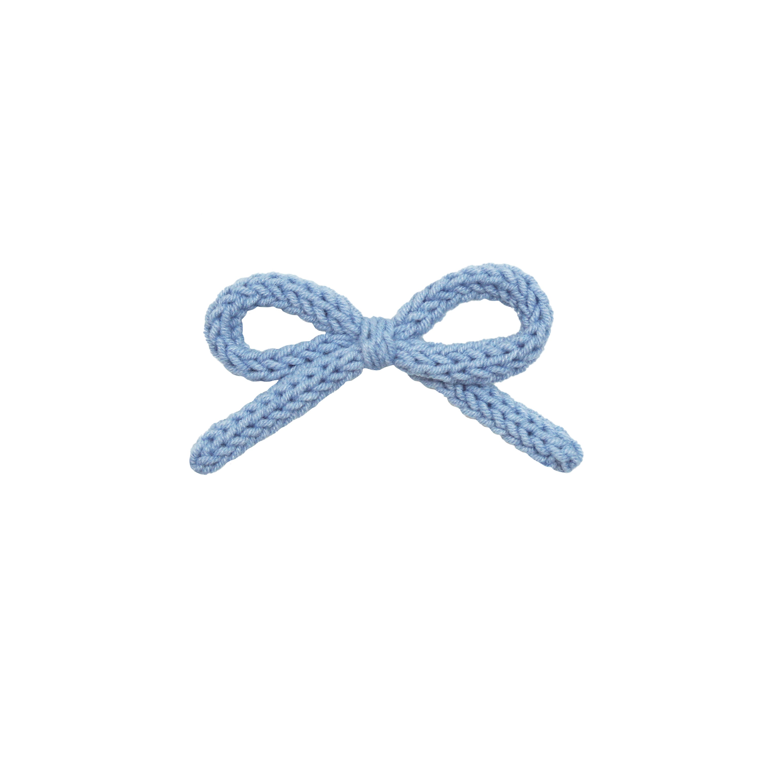 Crochet Bow - Bluebell Clip