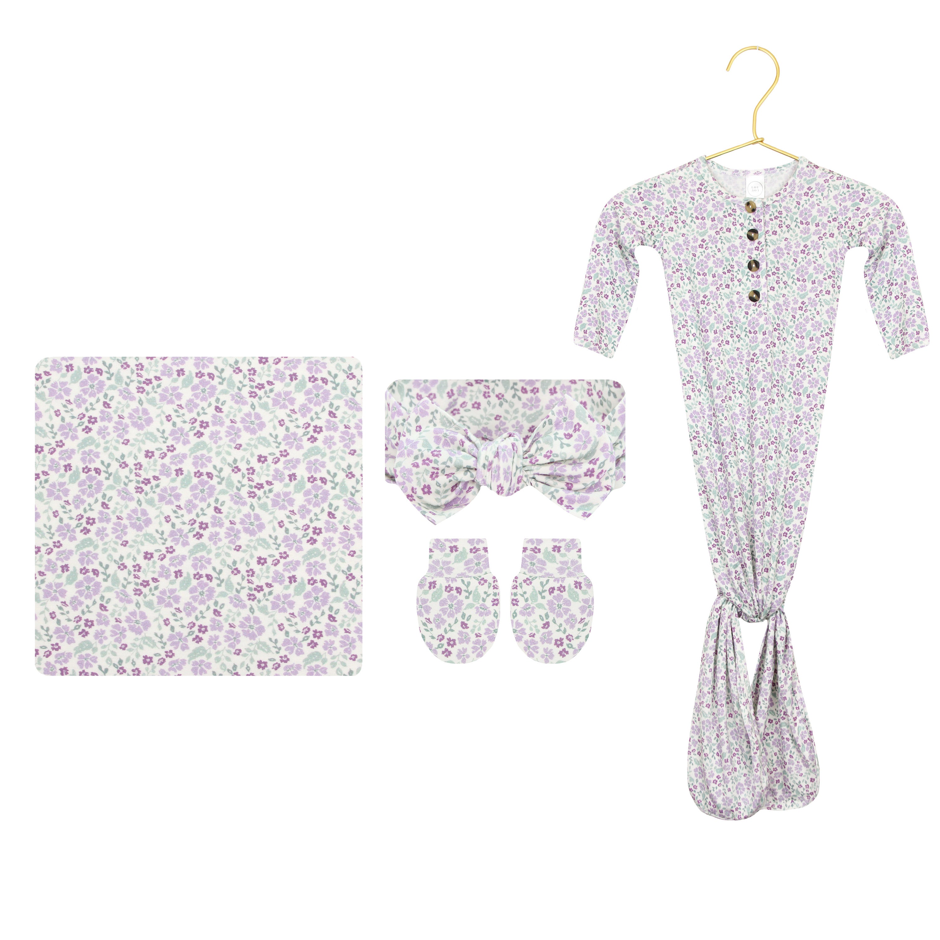 Lily Newborn Headband Bundle (Gown)