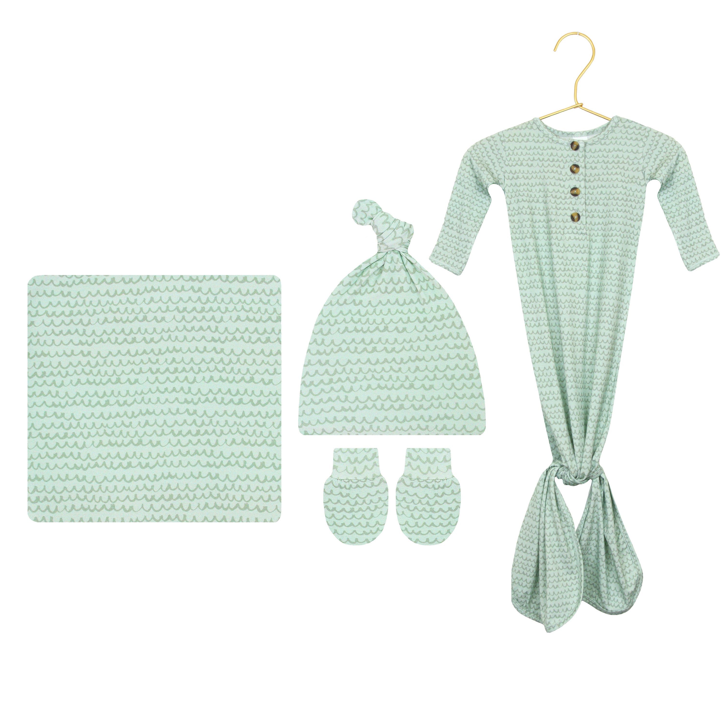 Luca Newborn Hat Bundle (Gown)