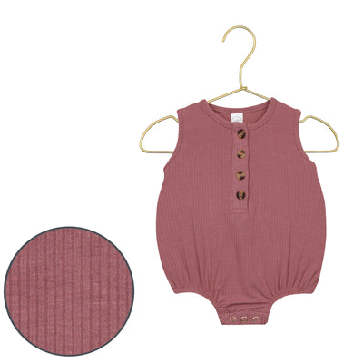 Marjorie Ribbed Bubble Romper