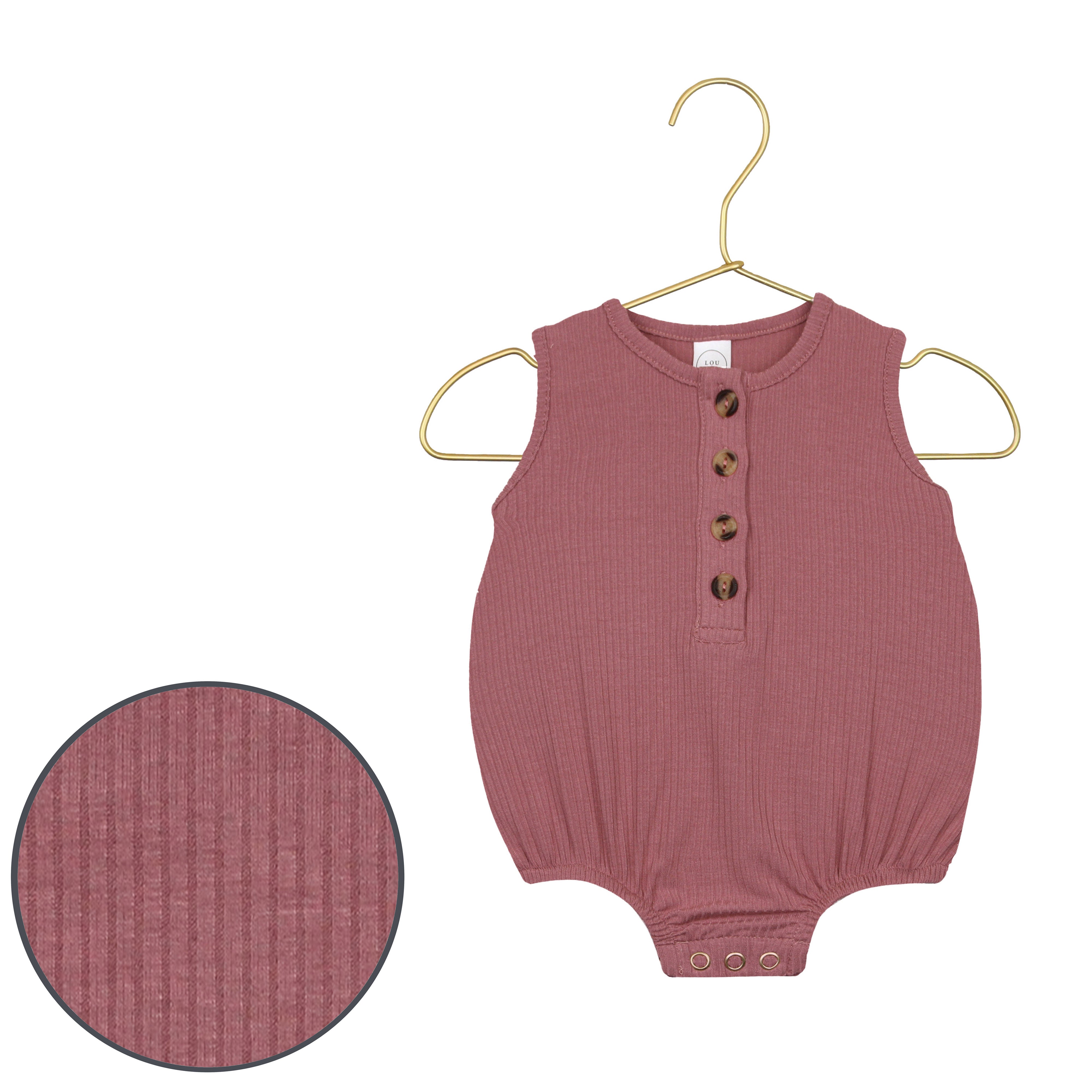 Marjorie Ribbed Bubble Romper