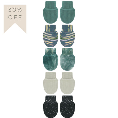 Mitten 5 Pack: Pierce Ribbed