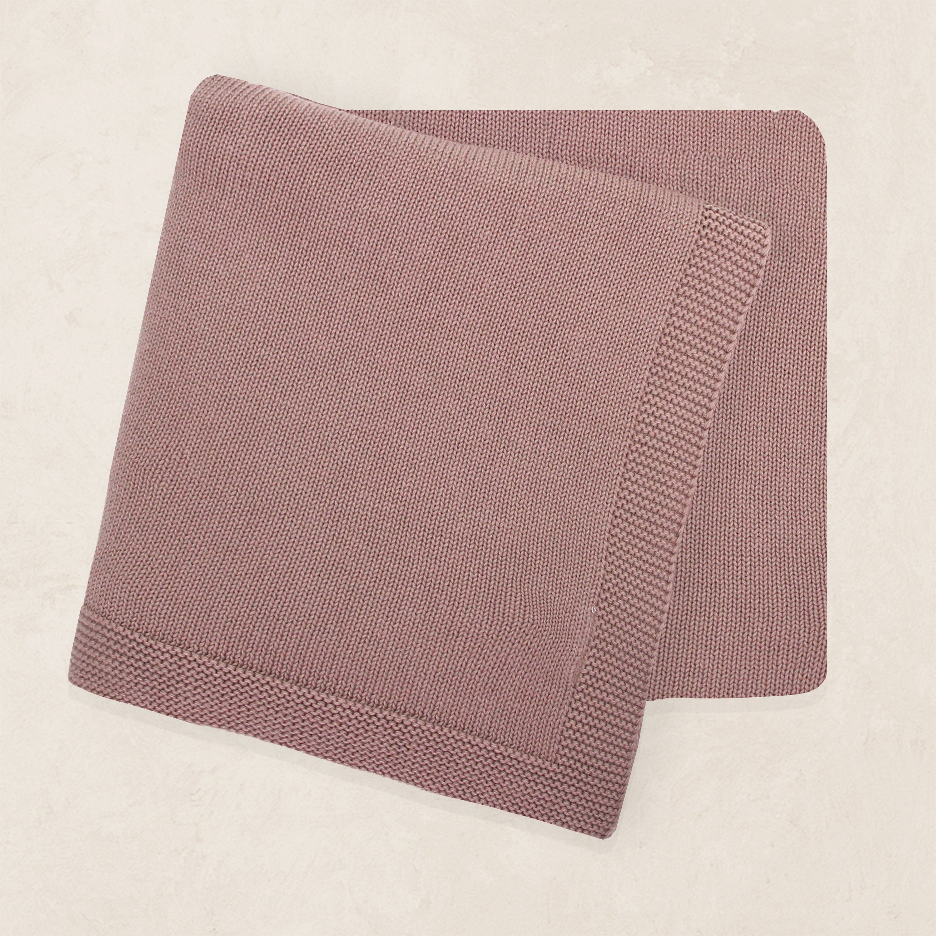 Knit Blanket - Mauve