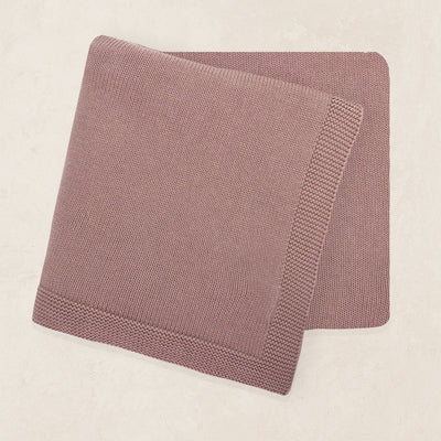 Knit Blanket - Mauve