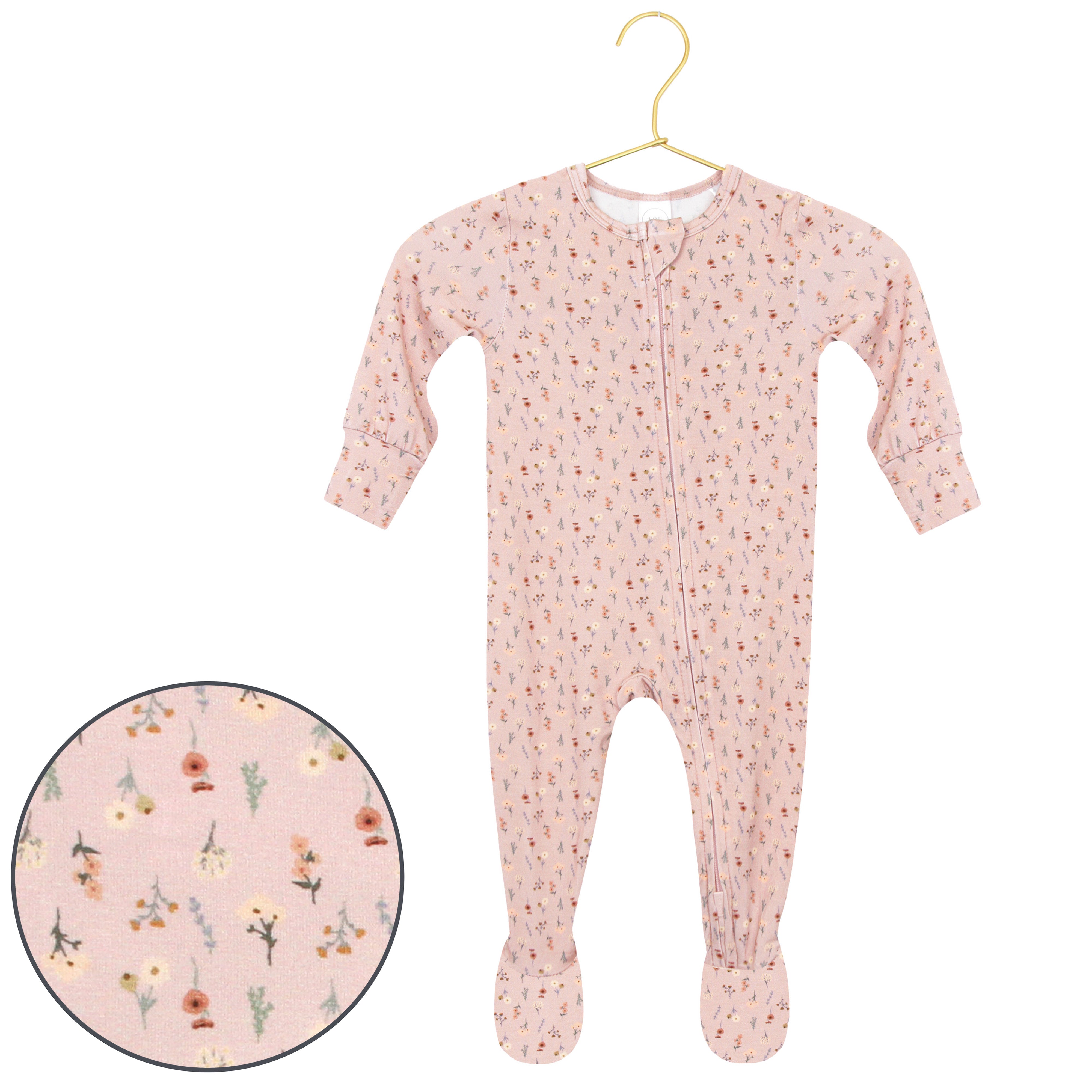Girl - Zipper Footies