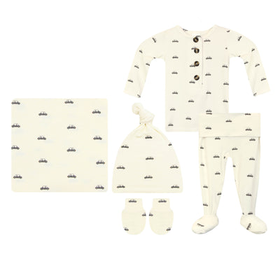 Cooper Newborn Hat Bundle (Top + Bottom)