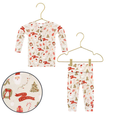 Mistletoe Top + Bottoms
