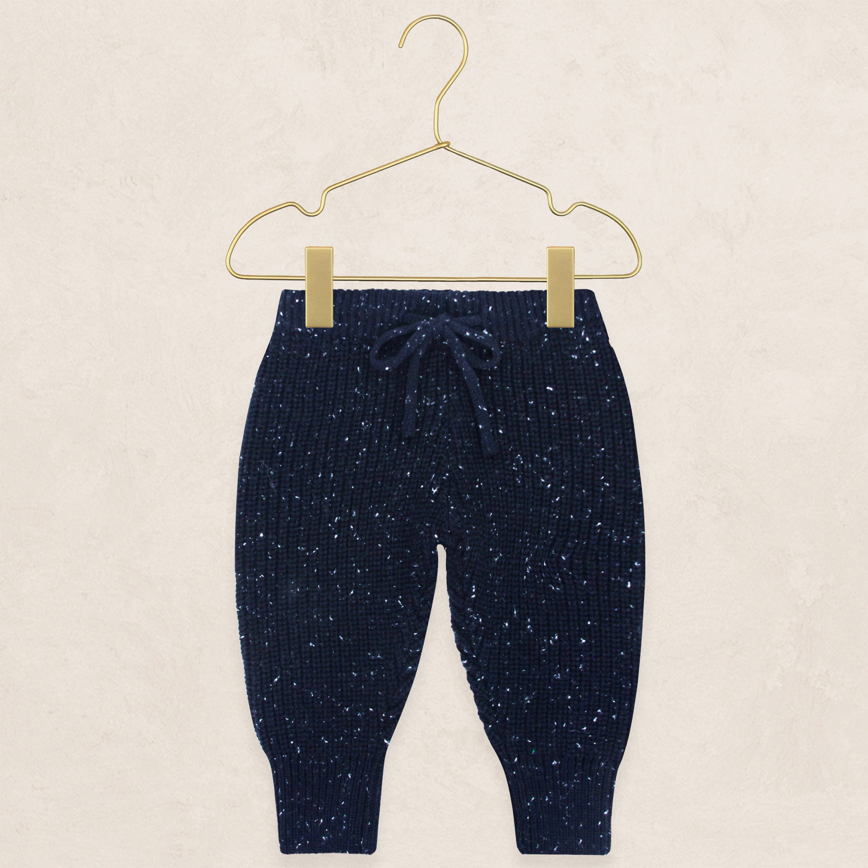 Knit Jogger Pants - Navy Speckle