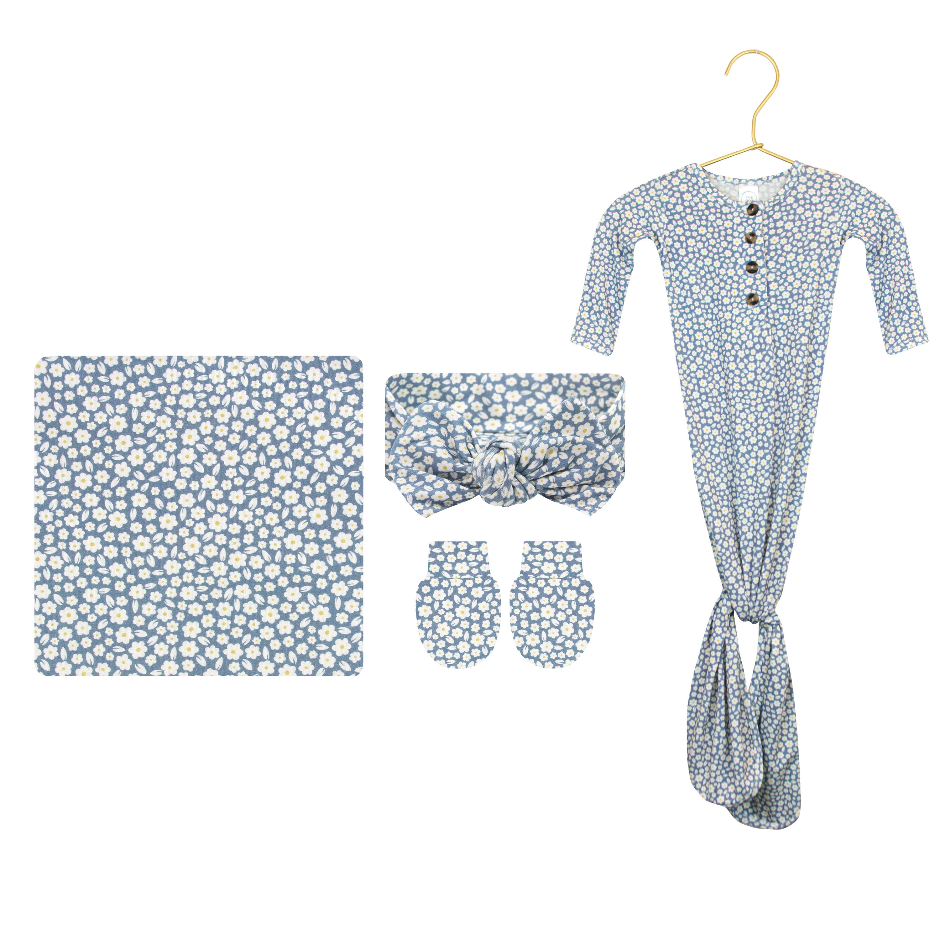 Dolly Newborn Headband Bundle (Gown)