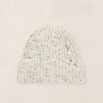 Pre-Order - Knit Beanie - Cream Speckle