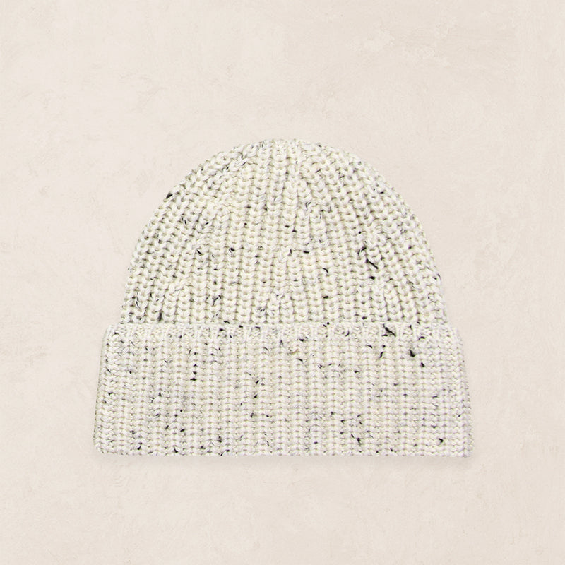 Pre-Order - Knit Beanie - Cream Speckle