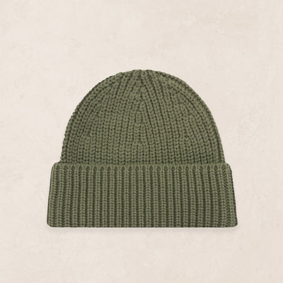 Knit Beanie - Olive