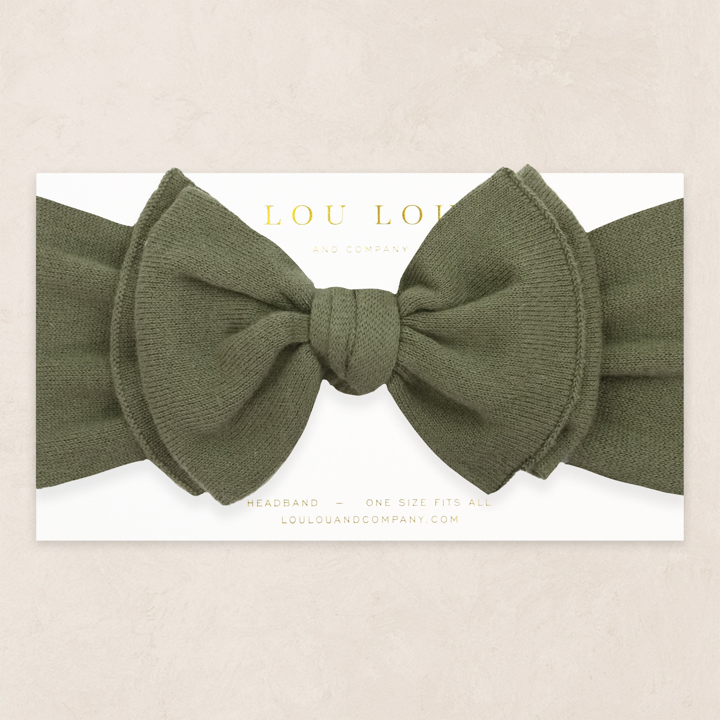 Knit Headband - Olive