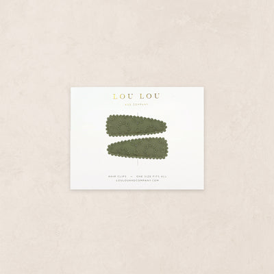 Scallop Snap Pack - Green Eyelet