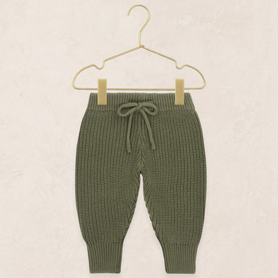 Knit Jogger Pants - Olive
