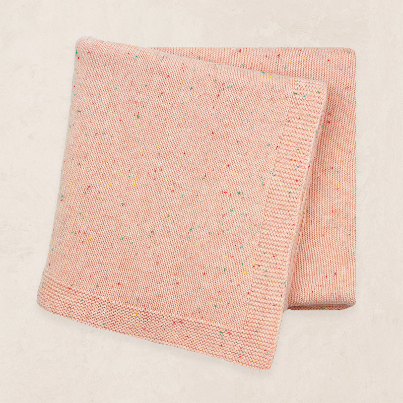 Knit Blanket - Petal Speckle
