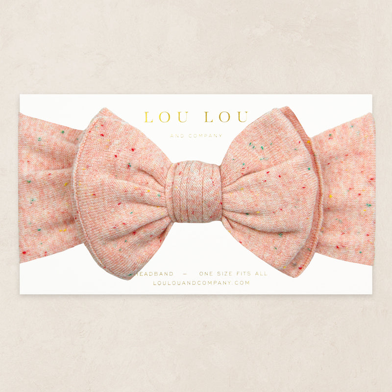 Knit Headband - Petal Speckle