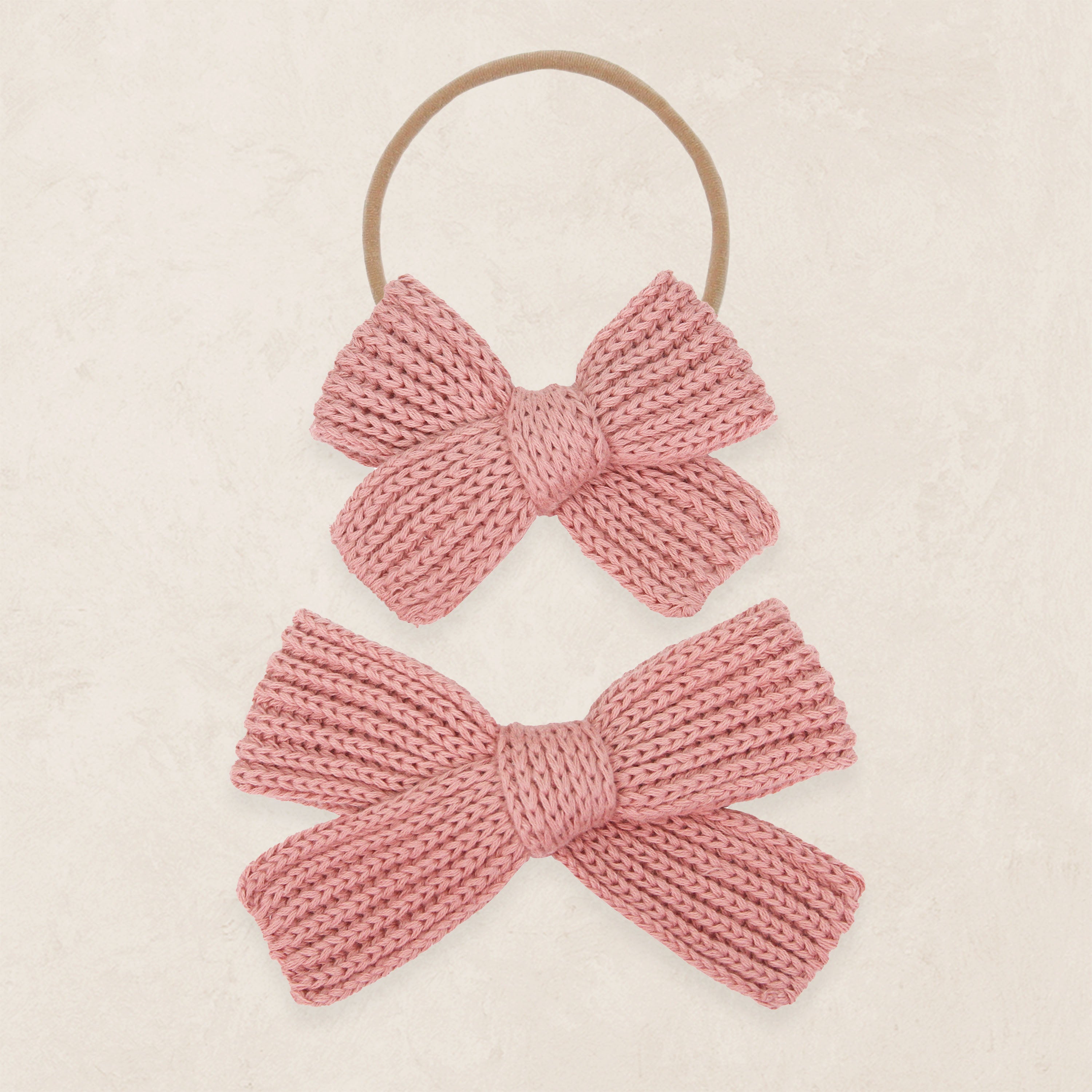 Sweater Bow - Peony Chunky Knit