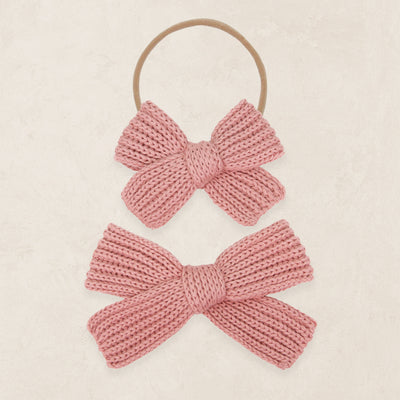 Sweater Bow - Peony Chunky Knit