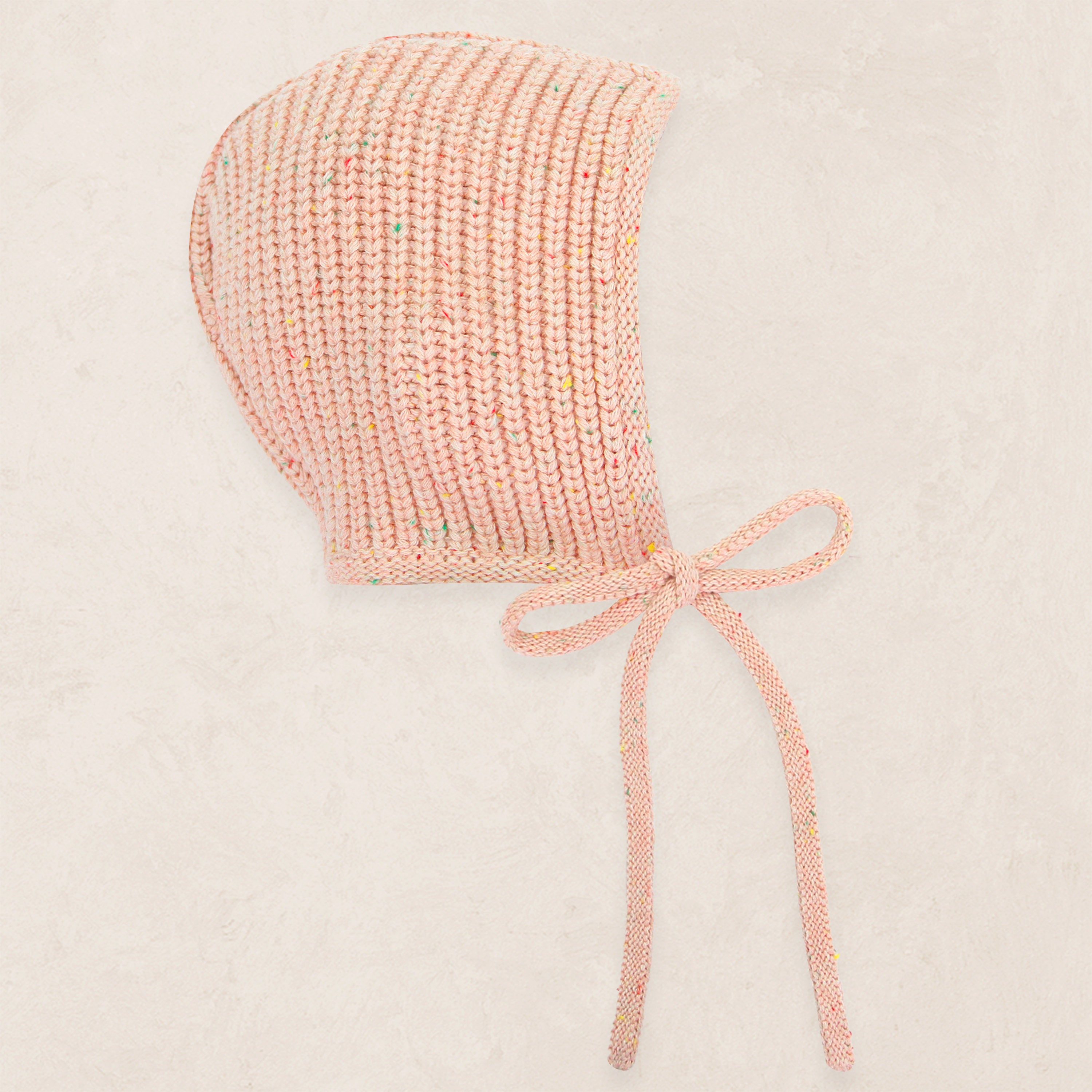 Knit Bonnet - Petal Speckle