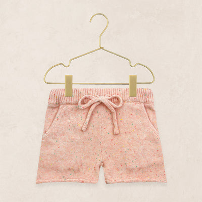 Knit Shorts - Petal Speckle