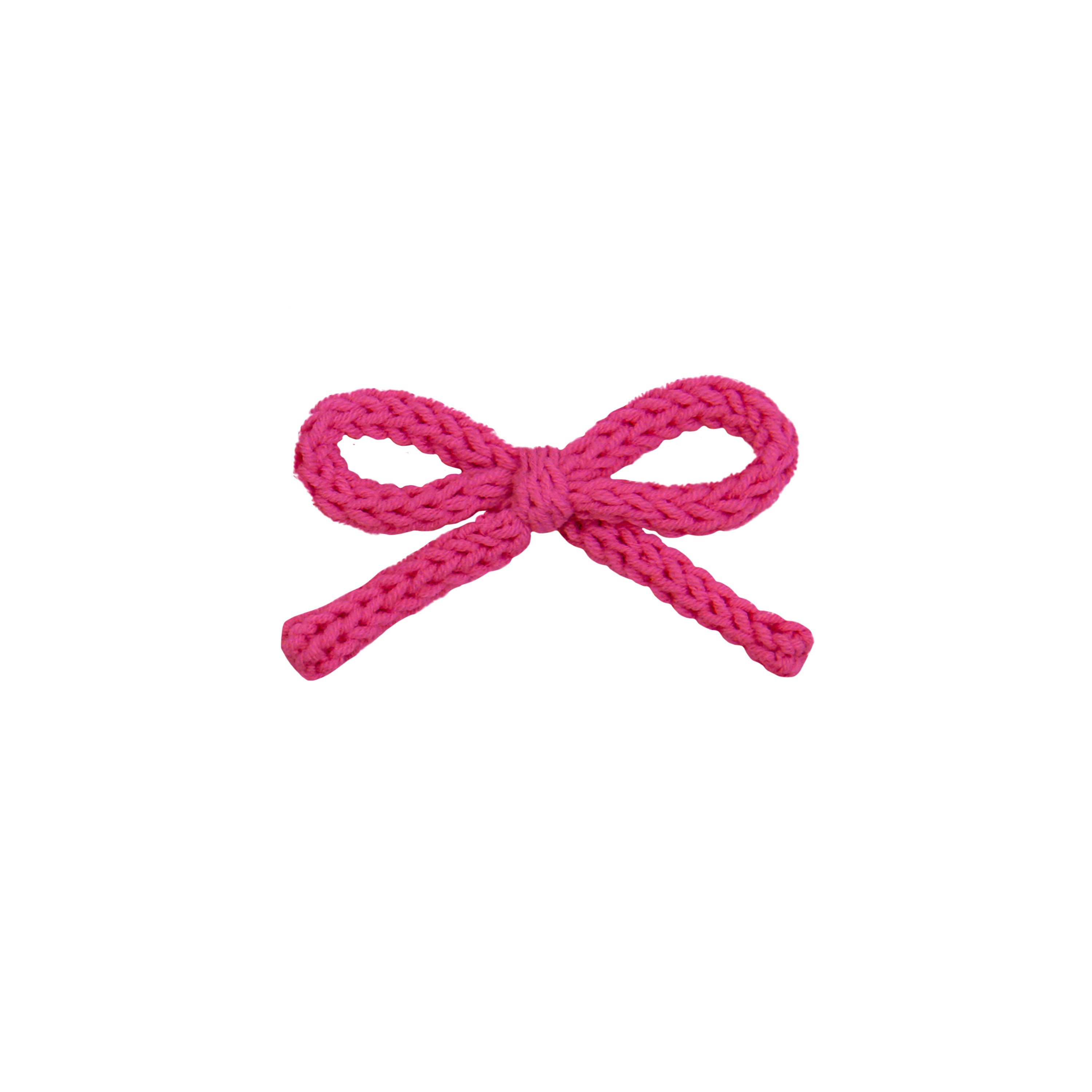Crochet Bow - Petunia Clip
