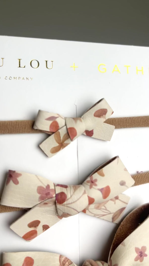 Leather - Terrace Bow Clip