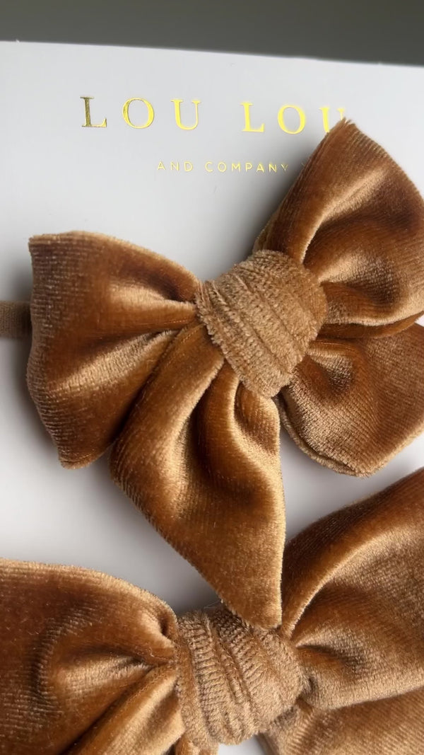 Velvet - Cinnamon Knot Headband