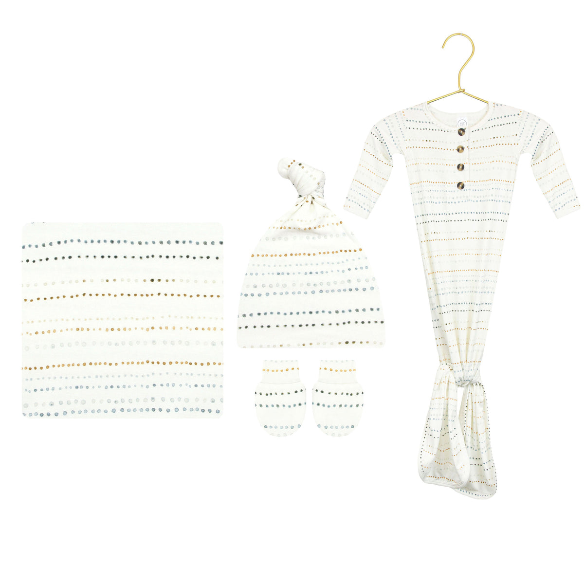 Conrad Newborn Hat Bundle + Knotted Gown
