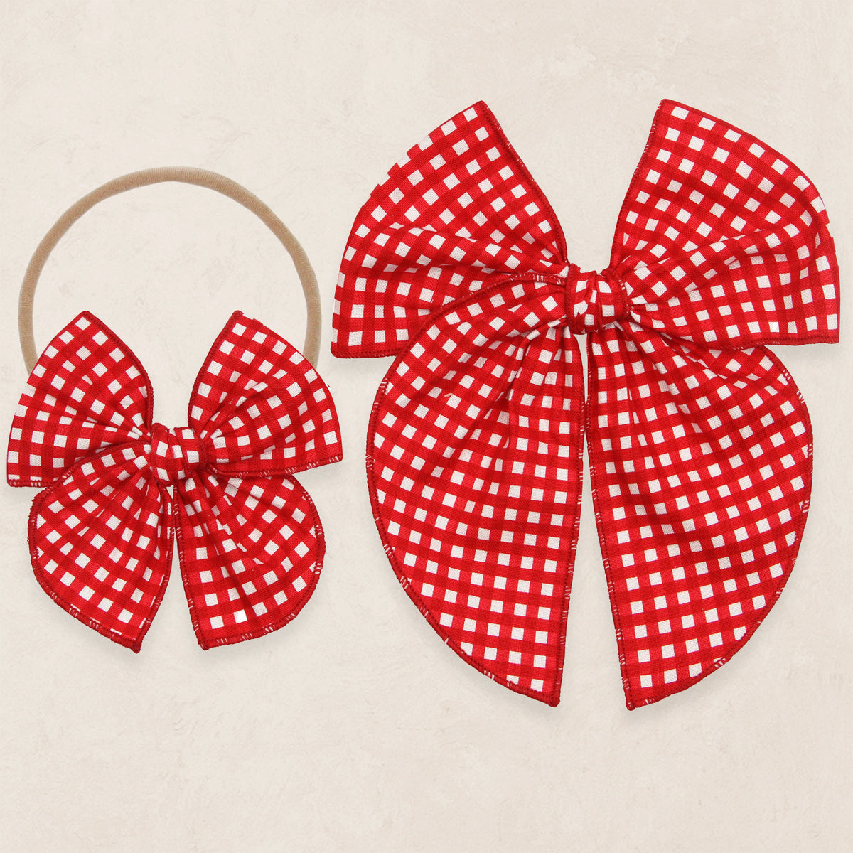 Heirloom Bow - Red Gingham