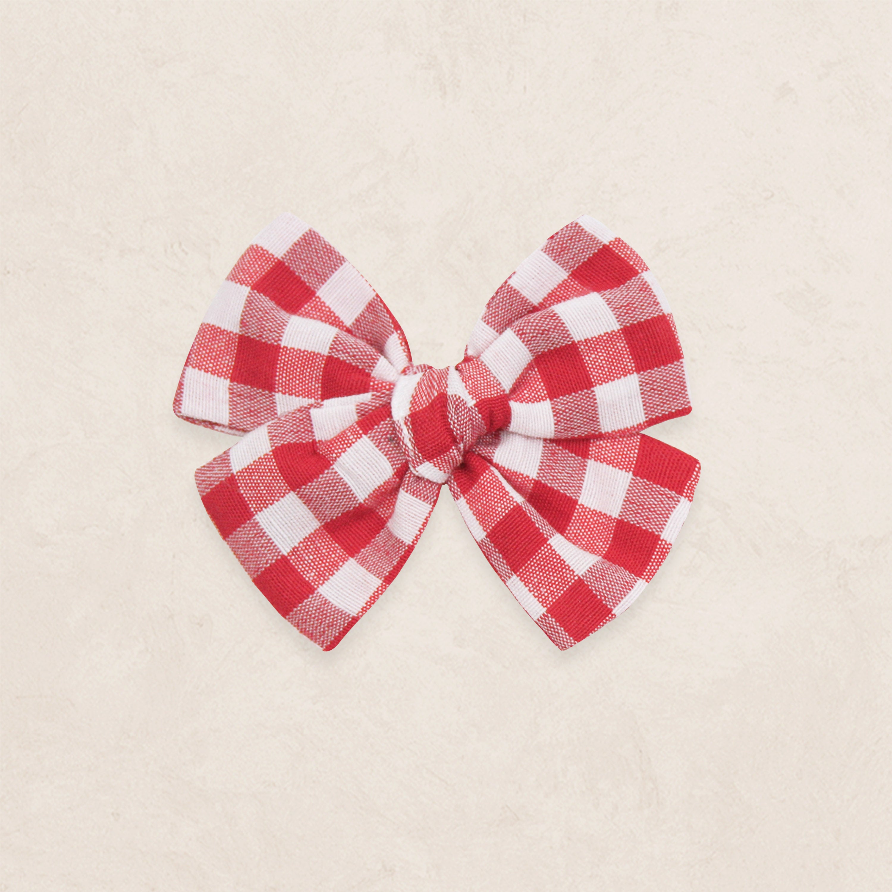 Adventure Bow - Red Gingham Clip