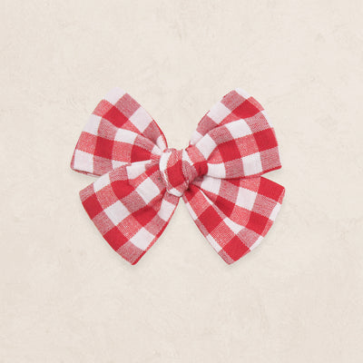 Adventure Bow - Red Gingham Clip