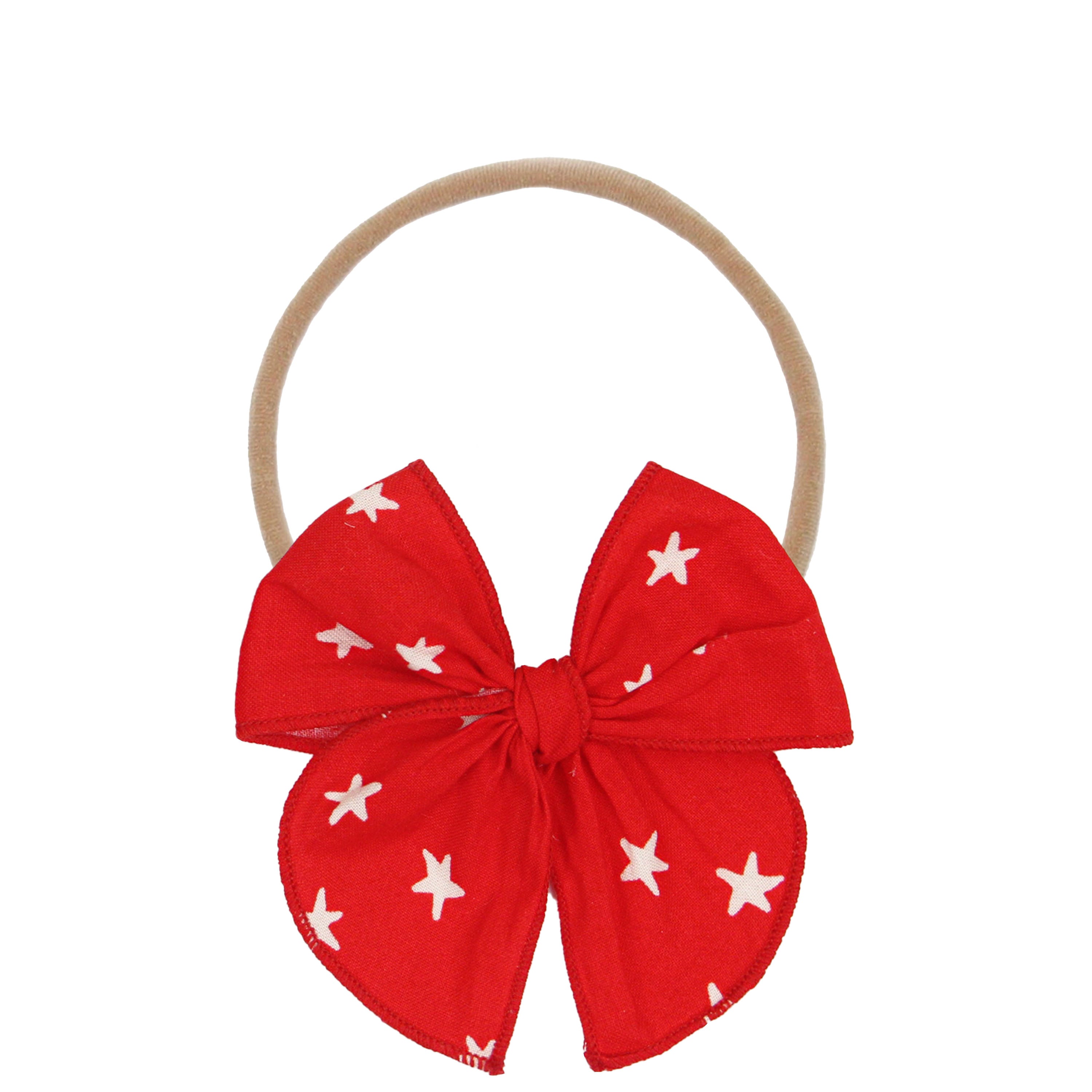 Heirloom Bow - Red Star Headband