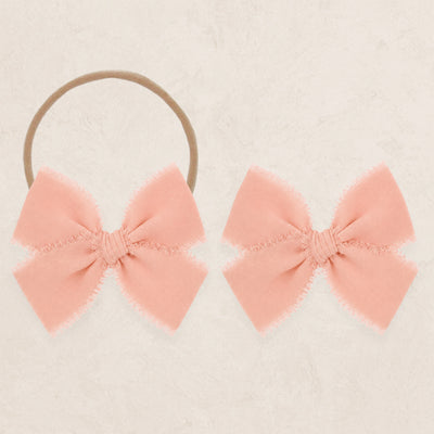 Chiffon Bow - Rose