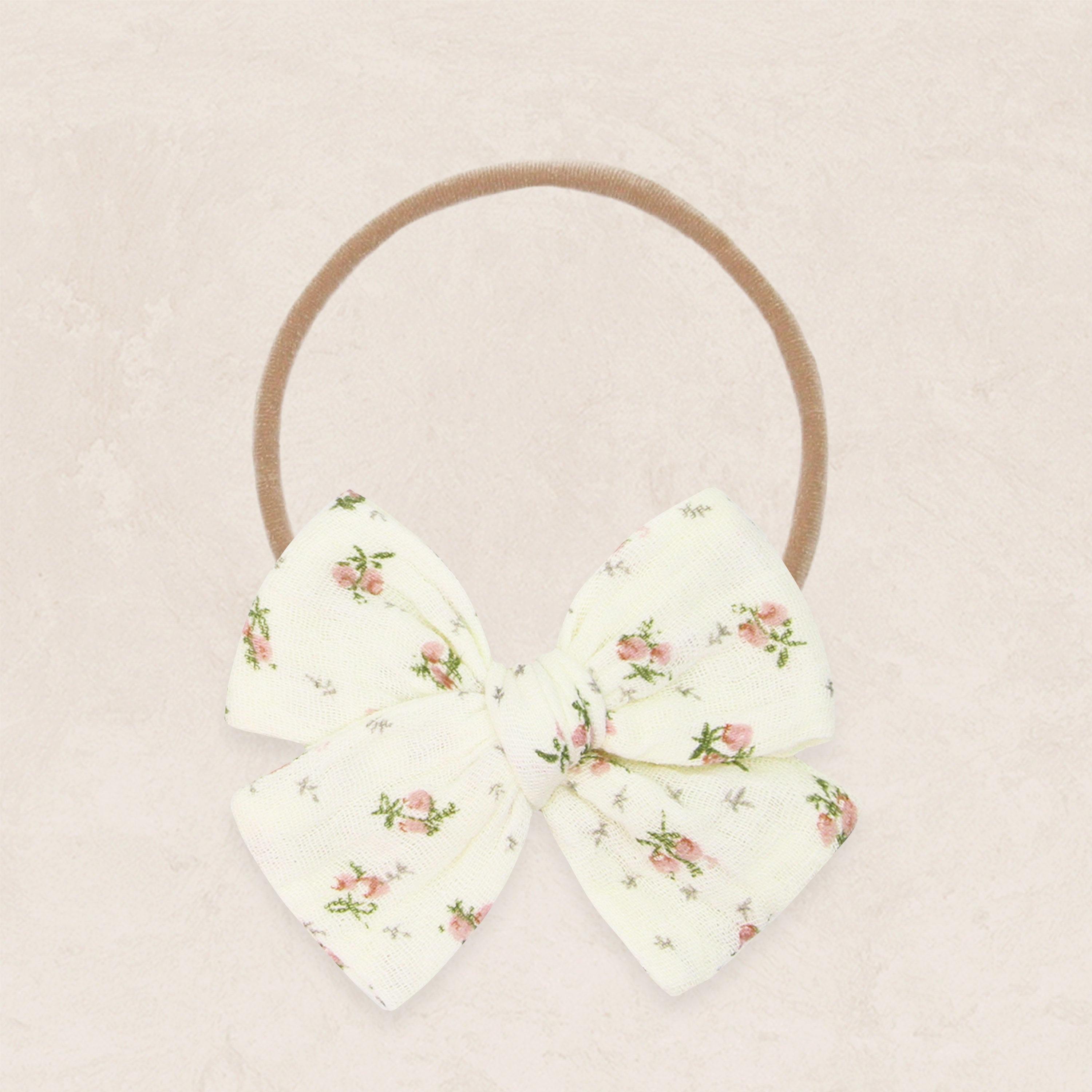 Adventure Bow - Rose Floral Headband