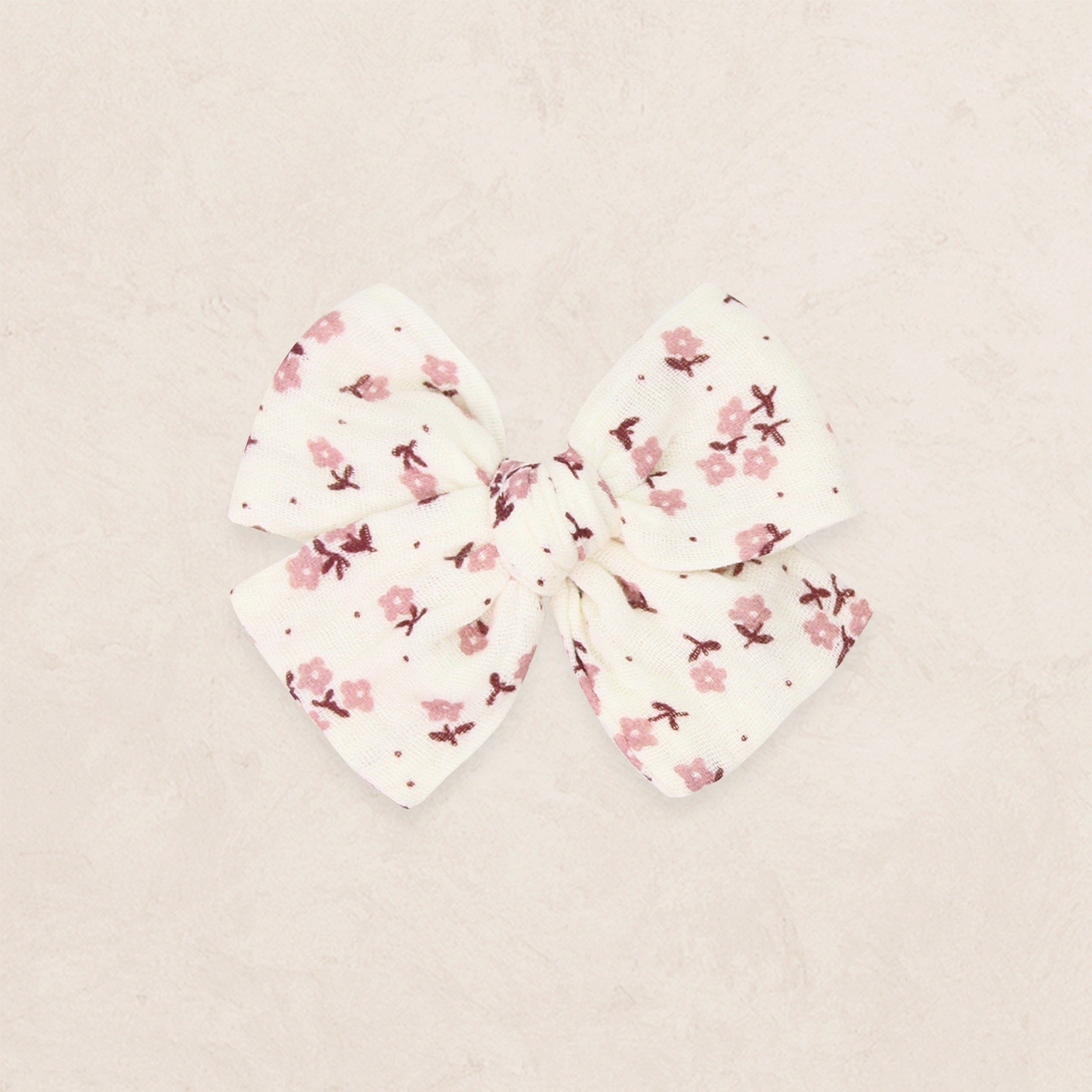 Adventure Bow - Dusty Rose Daisy Clip
