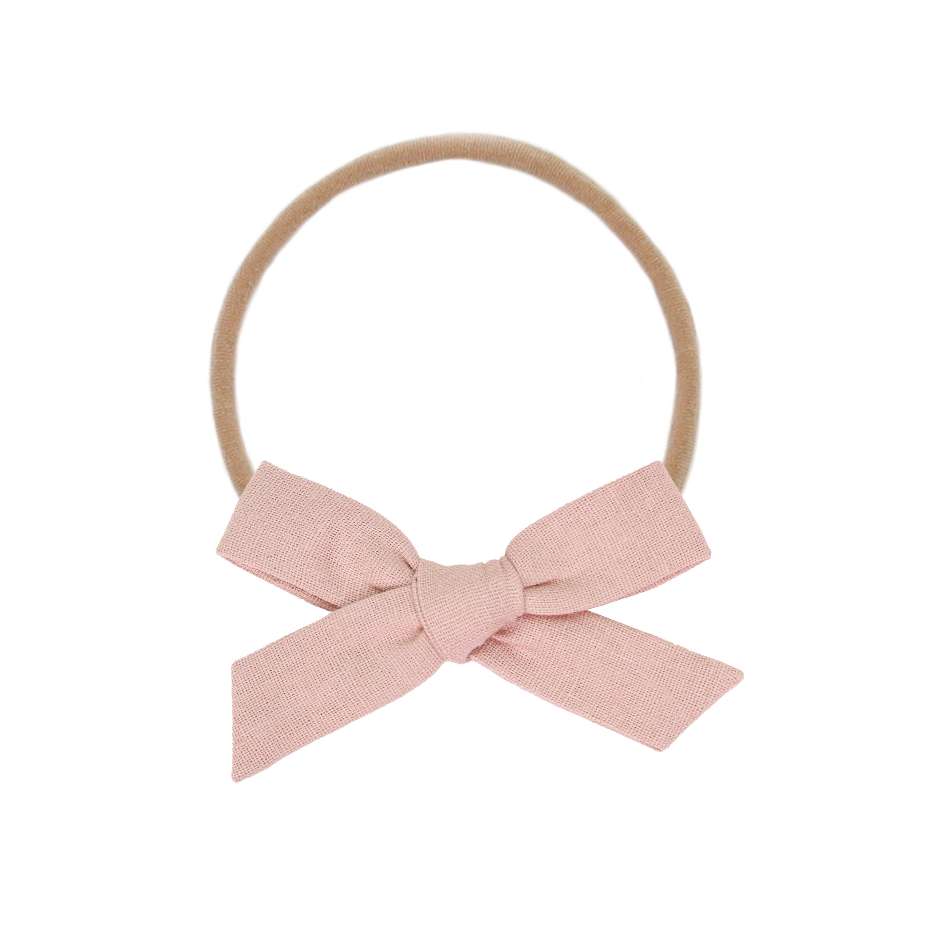Classic Bow - Rose Petite Headband