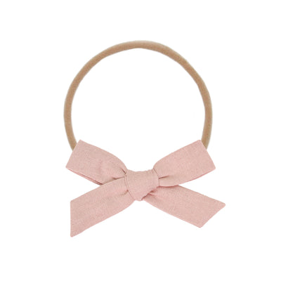 Classic Bow - Rose Petite Headband