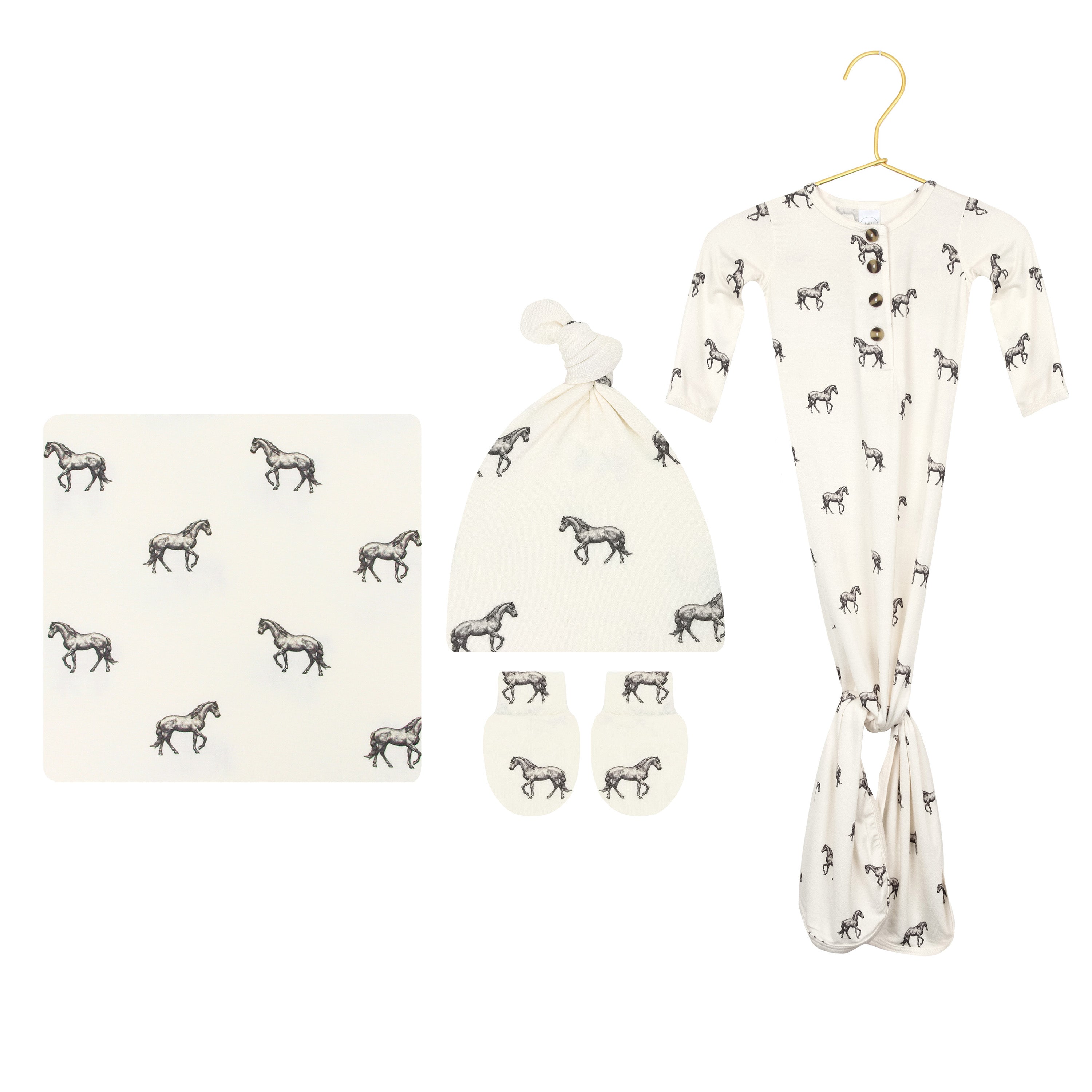Ryder Newborn Hat Bundle (Gown)
